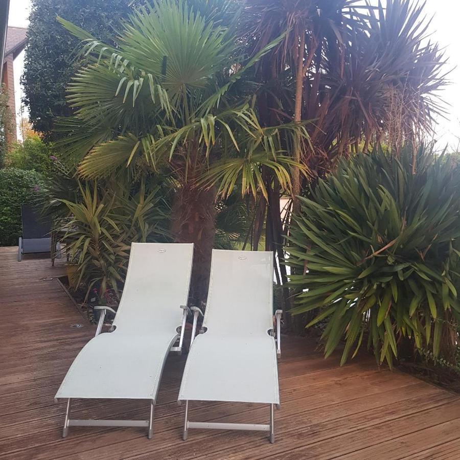 Grande Chambre Entre Caen Et La Mer Chambre Terrasse Jardin Et Piscine Mathieu Exteriér fotografie